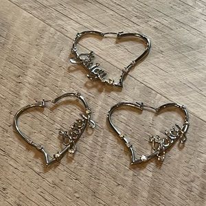 Juicy Couture Earrings Silver